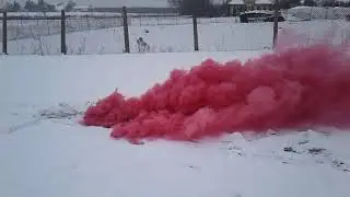 TEST ŚWIECY DYMNEJ  RGD-2  ARK-O  CZERWONA /MŁODY MODY
