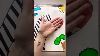 Cute Zebra Drawing | Easy Hand-Drawn Art #shorts #drawing