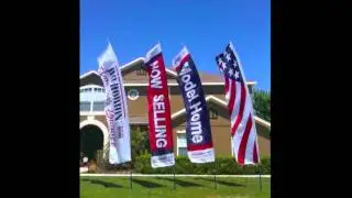 DR Horton Home Builder Flags from High Impact Advertising