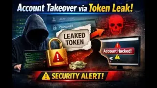Account Takeover via Token Leak | $300 Bug Bounty