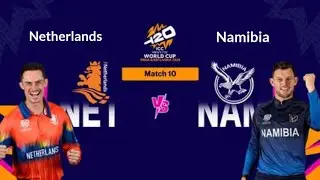 Netherlands vs Namibia T20 World Cup 2026 Match 10 Cricket26!