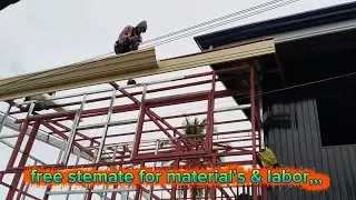 Steel trusses & color roofing,,,, 