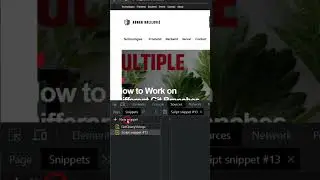 JavaScript Snippets in Chrome DevTools!