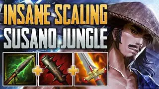 INSANE DAMAGE SCALING! Susano Jungle Gameplay (SMITE Conquest)