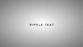 #14 Tutorial | Ripple Text