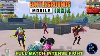 BGMI | FULL MATCH INTENSE FIGHT WITH CHICKEN DINNER