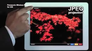 Panasonic Wireless Projector for iOS introduction!