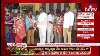 Choppadandi MLA Sunke Ravi Shankar Honor to Municipal Workers In Karimnagar | hmtv