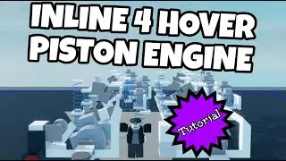 [Plane Crazy] Inline 4 Hover Piston Engine TUTORIAL🔥| Roblox |