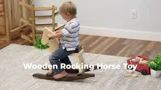 Wooden Rocking Horse Toy from AmishToyBox.com
