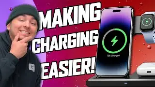 Apple 3-IN-1 Wireless Charging Station. One Plug For Everything!