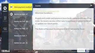 RoS - PC VERSION NOW SUPPORTING PAYPAL PAYMENTS. Rules Of Survival
