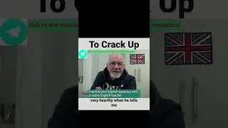Learn the phrasal verb crack up! Learn English together!#shorts #english #learnenglish #английский