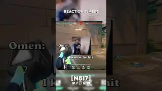 Reaction Timed! #shorts #valorant #foryou #gaming #funny #n817