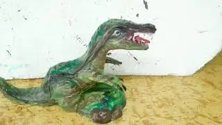 t-rex dinosaur clay making/Dinosaur making with clay/good art 5