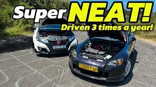 Is This the Perfect 2-Car Garage? (S2000 & FK2 Type R) 😍