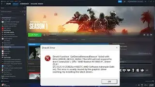 Как исправить ошибку redsec directx в Battlefield 6 getdeviceremocedreason