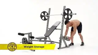Banco de peso ol&iacute;mpico Gold's Gym XR 10.1