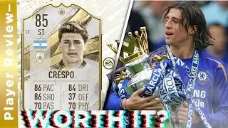 BEST 100K ST?! 85 Rated Base Icon Hernan CRESPO Player Review!! FIFA 23 ULTIMATE TEAM