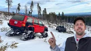 Stranded in Paradise.  Tracked Jeep to the Rescue!