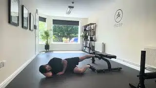 Side lying hip abduction isometric-bench