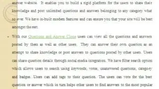 Yahoo Answers Clone Script | Questions and Answer Clone