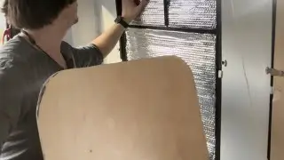 Update to the Bus Conversion!!! Blocking nonessential windows!