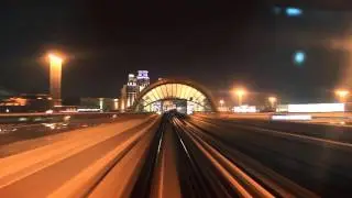 TimeLapse in the back of Dubai metro