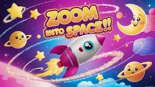 Space Rocket Adventure for Kids | Fun Animated Space Journey with Baby Rocket