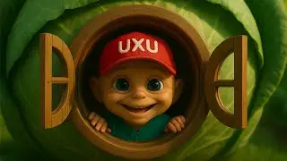 UxU | The Crunchy Cabbage Leaf | A Fun Kids Song with Simple Rhymes