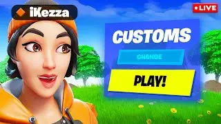 🔴 LIVE - FORTNITE CUSTOMS WITH VIEWERS! (Playing With Viewers)