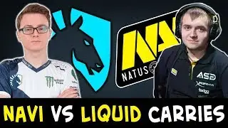 NaVi vs Liquid битва УЛЬТРА ЛЕЙТОВЫХ керри &mdash; Miracle Terror vs Crystallize Medusa