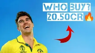PAT CUMMINS in ipl AUCTION |11 FINGERS|