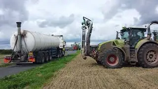 CLAAS AXION 960 & SAMSON BG35 SLURRY TANKER