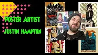 Interview with Poster Artist Justin Hampton #rockandroll #blink182 #mot&ouml;rhead #posterart