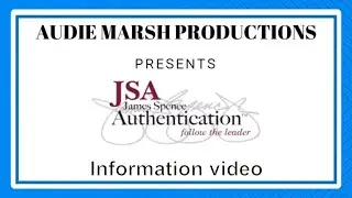 James Spence Authentication | Information Video | #audiemarshproductions