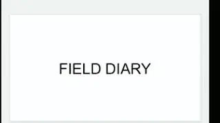 Field Diary