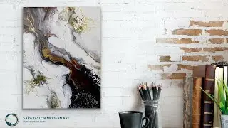 “Athena” GAC Magic Pearls | Abstract fluid art w/ Golden Fluids
