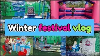 Winter Festival vlog with my daughter | A fun morning for kids