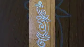#sideborder #rangoli #design #sideborder muggulu #shorts #trending #viral shorts #ytshorts