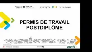 Le permis de travail postdipl&ocirc;me canadien