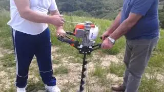 Funzionamento della Mototrivella a scoppio GeoTech EA 630