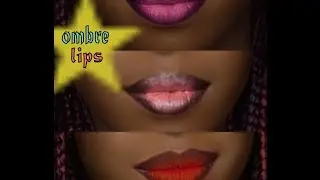 3 Ombre lips perfect for dark skinned women / DUMEBI LEA.