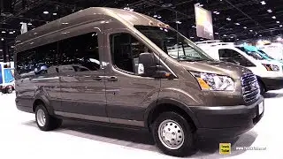 2019 Ford Transit 350 15-seat Passenger Van - Exterior Interior Walkaround - 2019 Chicago Auto Show
