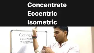 Concentric, Eccentric, Isometric exercises very helpful for your muscles recovery #physiotherapy