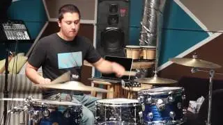 Recording the Reforming Generation drum parts - Edgar Jaimes