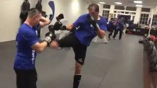Kickboxing San Diego Leg Kick Body Kick Head Kick Drill