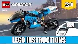 Lego Instructions - Superbike &ndash; 31114 (Lego Creator 3in1)