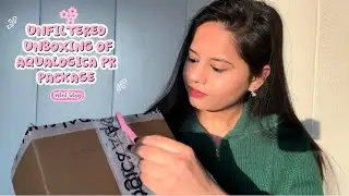 *UNFILTERED OPENING OF AQUALOGICA PR PACKAGE* - with manmeet💕🥰📦