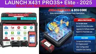 LAUNCH X431 PRO3S+ Elite - 2025 🚗All in One Bidirectional Scan Tool with J2534 Protocols   HD Trucks